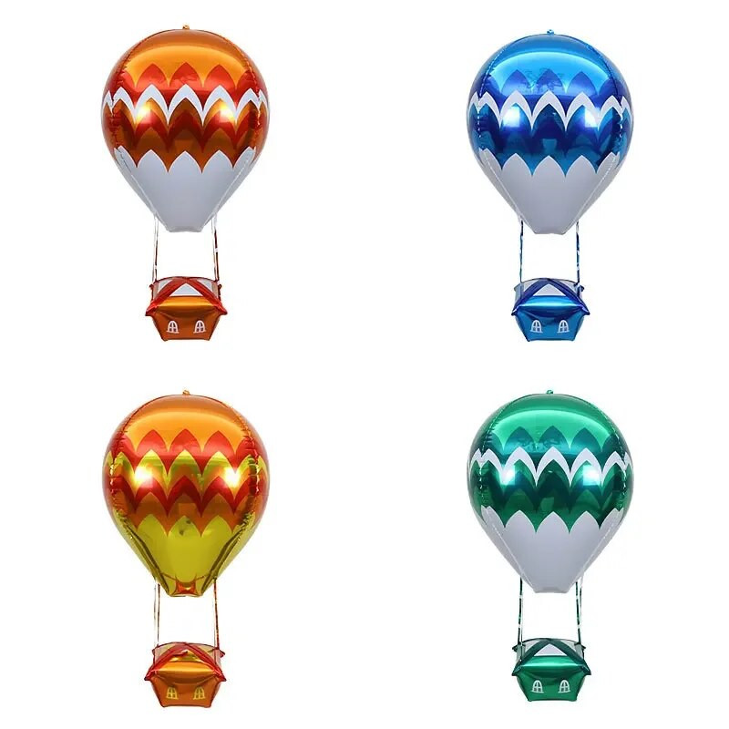 Animacinis 4D aliumininis filmas Gyvūnas karšto oro balionas Džiunglių gyvūnai helio balionai Gimtadienio vakarėlio dekoravimas Vaikų žaislų gaubliai