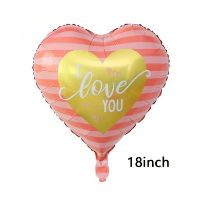 Südamekujulised fooliumist õhupallid Head sõbrapäeva peoruumi kaunistamine sünnipäevaks pulma-aastapäevaks I LOVE YOU õhupall