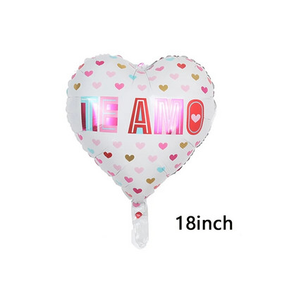 Südamekujulised fooliumist õhupallid Head sõbrapäeva peoruumi kaunistamine sünnipäevaks pulma-aastapäevaks I LOVE YOU õhupall