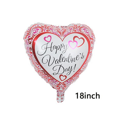 Südamekujulised fooliumist õhupallid Head sõbrapäeva peoruumi kaunistamine sünnipäevaks pulma-aastapäevaks I LOVE YOU õhupall