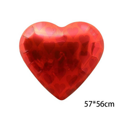 Südamekujulised fooliumist õhupallid Head sõbrapäeva peoruumi kaunistamine sünnipäevaks pulma-aastapäevaks I LOVE YOU õhupall