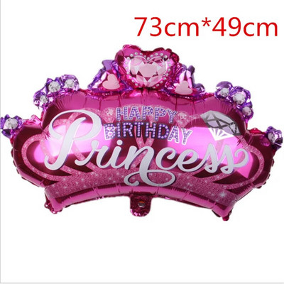 Un balon mare de 39 inch, coroană din aur roz, pentru baby shower, decorare pentru petrecerea de naștere