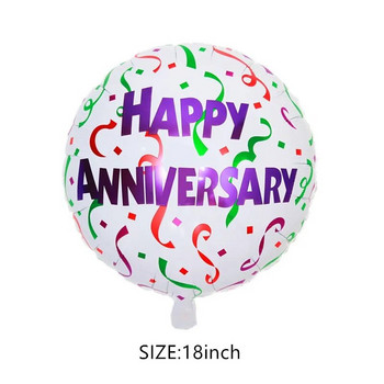 Νέο μπαλόνι με στρογγυλό φύλλο αλουμινίου 18 ιντσών, παιδικό πάρτι γενεθλίων, διακόσμηση γάμου, προμήθειες μπάλα