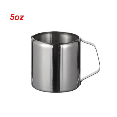 Izdržljivi vrč za kavu i vrhnje od nehrđajućeg čelika 5 veličina Vrč za pjenjenje mlijeka Vrč za latte Art Art izljev Vrč za dom i kuhinju