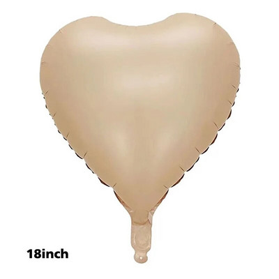 5 bucăți de 18 inchi, baloane cu folie de inimă retro, decorațiuni pentru petrecerea de mulți ani, pentru copii, adulți, fete, băieți, pentru baby shower, pentru nuntă