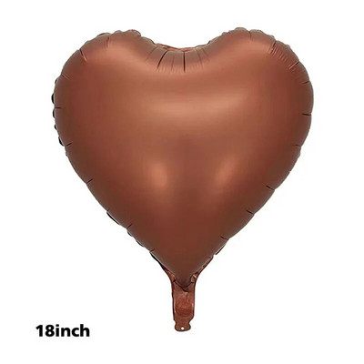 5 bucăți de 18 inchi, baloane cu folie de inimă retro, decorațiuni pentru petrecerea de mulți ani, pentru copii, adulți, fete, băieți, pentru baby shower, pentru nuntă