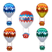 Új 4D hullám hőlégballon repülő ház mese alumínium film labda gyerekeknek születésnapi parti ünnep szabadtéri esküvő, lebegő dekoráció