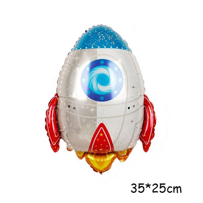 Repülőgép téma alumínium film léggömb rajzfilm rakéta repülőgép hélium léggömb születésnapi parti dekoráció labda gyerekjátékok