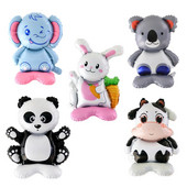 Animale din desene animate în picioare Baloane din film de aluminiu Decorare pentru petrecerea de aniversare Ceremonia de absolvire Grădiniță Fotografie făcută