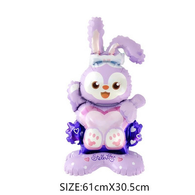 Animale din desene animate în picioare Baloane din film de aluminiu Decorare pentru petrecerea de aniversare Ceremonia de absolvire Grădiniță Fotografie făcută