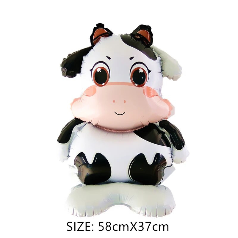 Animale din desene animate în picioare Baloane din film de aluminiu Decorare pentru petrecerea de aniversare Ceremonia de absolvire Grădiniță Fotografie făcută