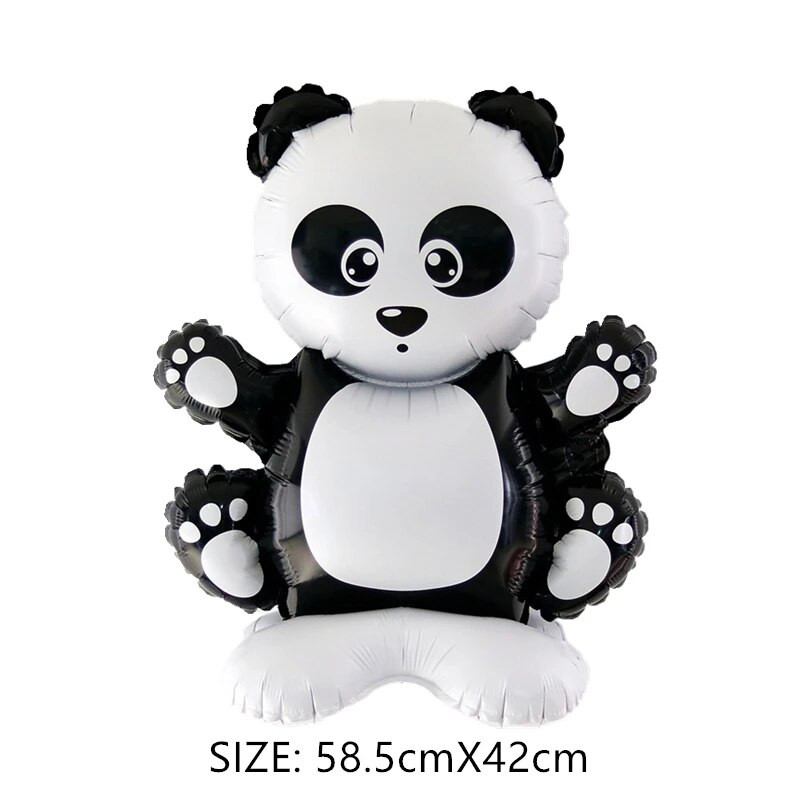 Animale din desene animate în picioare Baloane din film de aluminiu Decorare pentru petrecerea de aniversare Ceremonia de absolvire Grădiniță Fotografie făcută