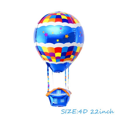 Uus 4D modelleerimine kuumaõhupalliga, laste sünnipäevapeo kaunistus alumiiniumist filmist õhupalliga, ürituste festival, pulmadekoratsioon, nukumaja