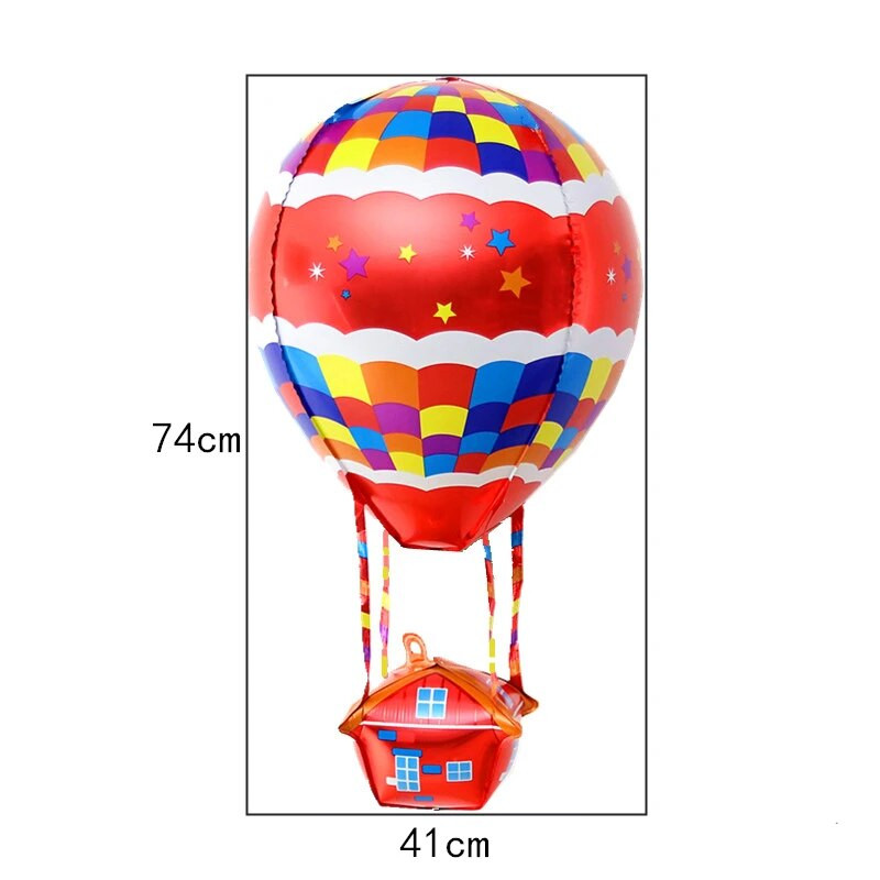 Uus 4D modelleerimine kuumaõhupalliga, laste sünnipäevapeo kaunistus alumiiniumist filmist õhupalliga, ürituste festival, pulmadekoratsioon, nukumaja