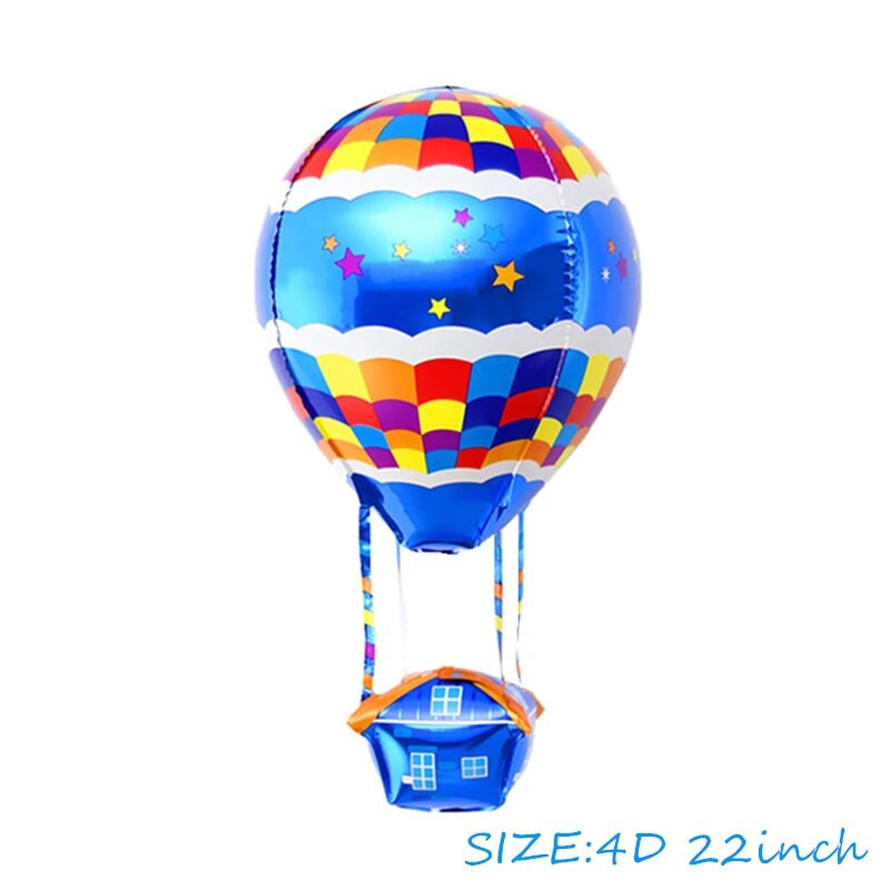 Uus 4D modelleerimine kuumaõhupalliga, laste sünnipäevapeo kaunistus alumiiniumist filmist õhupalliga, ürituste festival, pulmadekoratsioon, nukumaja