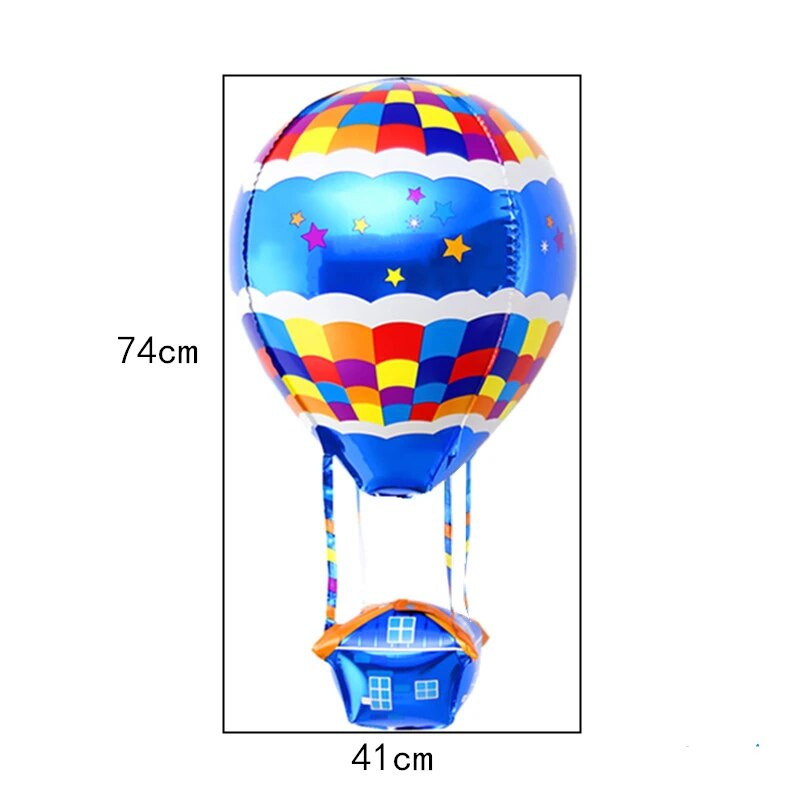 Uus 4D modelleerimine kuumaõhupalliga, laste sünnipäevapeo kaunistus alumiiniumist filmist õhupalliga, ürituste festival, pulmadekoratsioon, nukumaja
