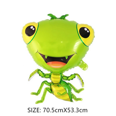 Nauji laukinių gyvūnų aliuminio folijos balionai širšės gekonas skruzdėlynas triušis vaikų gimtadienio šventės dekoravimui kūdikių dušo reikmenys