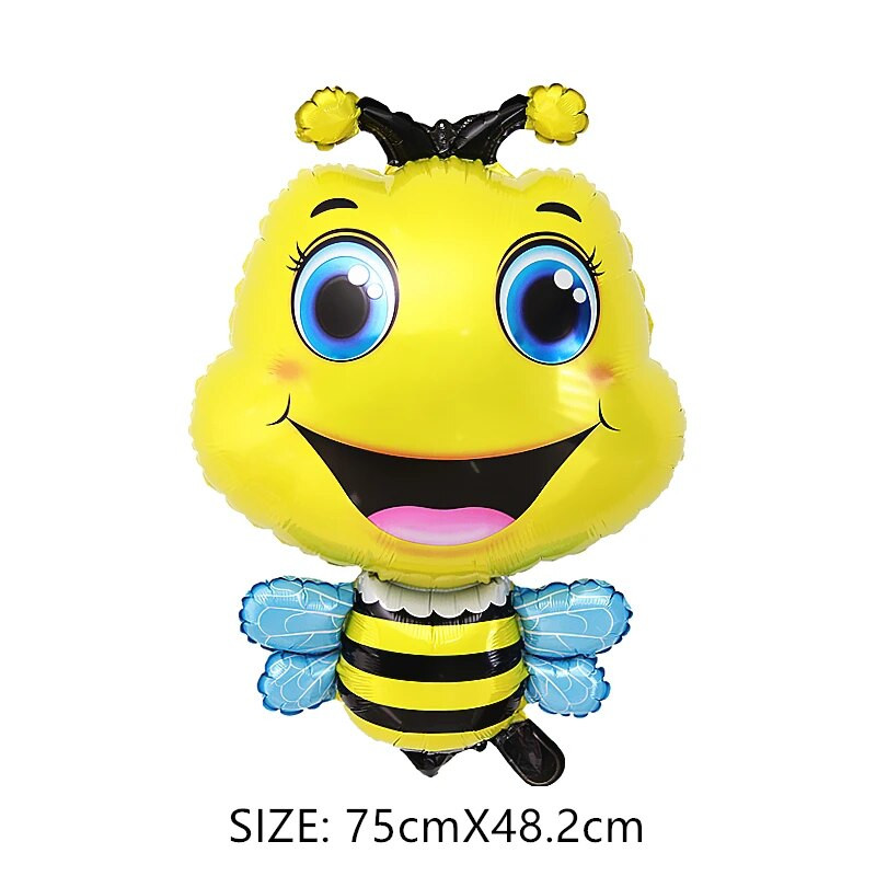 Nauji laukinių gyvūnų aliuminio folijos balionai širšės gekonas skruzdėlynas triušis vaikų gimtadienio šventės dekoravimui kūdikių dušo reikmenys