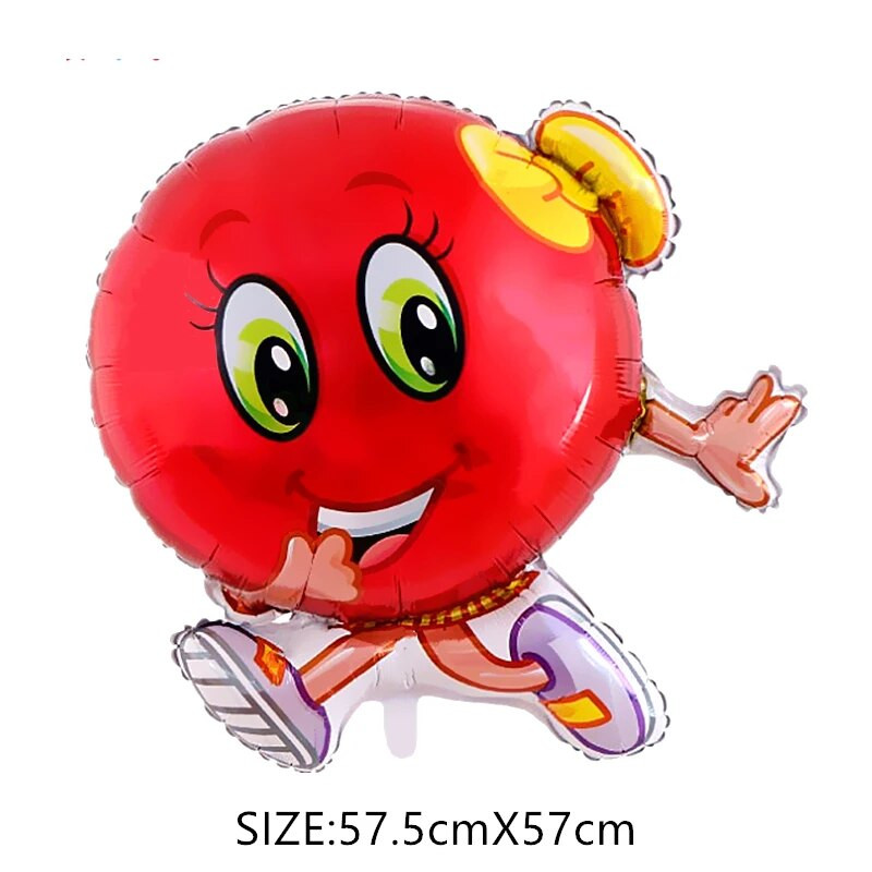 Animacinio filmo stiliaus berniukas mergina saldainis šypsenėlė žvaigždė folija balionas animacinis filmas sausainis lėlės gimtadienio vakarėlis Valentino dienos gimtadienio dekoravimas