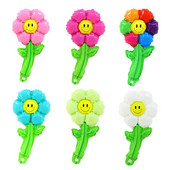 Mom`s Little Flowers Foil Balloon Daisies Sunflower Macaron Ημέρα του Αγίου Βαλεντίνου Γάμος Γενέθλια Διακοσμήσεις πάρτι νηπιαγωγείου