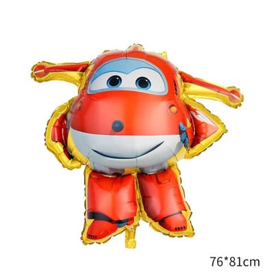 Super Wings Baloane pentru aniversare Decor pentru petrecere Balon din folie cu avion Super Aripi Decorare pentru petrecere pentru copii Cadou pentru băieți Globo pentru baby shower