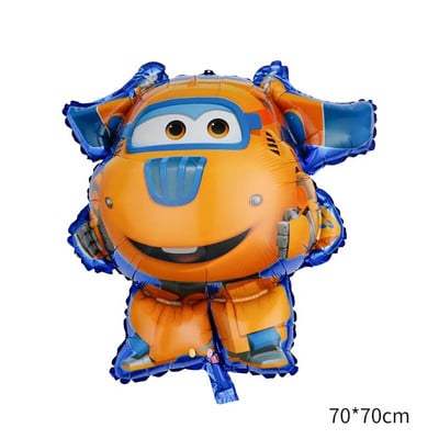 Super Wings Baloane pentru aniversare Decor pentru petrecere Balon din folie cu avion Super Aripi Decorare pentru petrecere pentru copii Cadou pentru băieți Globo pentru baby shower