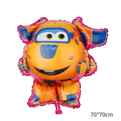Super Wings Baloane pentru aniversare Decor pentru petrecere Balon din folie cu avion Super Aripi Decorare pentru petrecere pentru copii Cadou pentru băieți Globo pentru baby shower