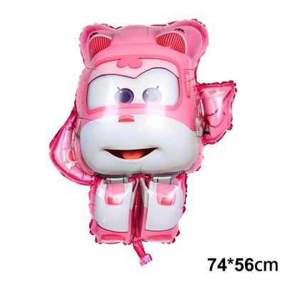 Super Wings Baloane pentru aniversare Decor pentru petrecere Balon din folie cu avion Super Aripi Decorare pentru petrecere pentru copii Cadou pentru băieți Globo pentru baby shower