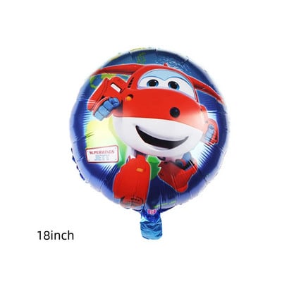 Super Wings Baloane pentru aniversare Decor pentru petrecere Balon din folie cu avion Super Aripi Decorare pentru petrecere pentru copii Cadou pentru băieți Globo pentru baby shower