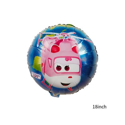 Super Wings Baloane pentru aniversare Decor pentru petrecere Balon din folie cu avion Super Aripi Decorare pentru petrecere pentru copii Cadou pentru băieți Globo pentru baby shower