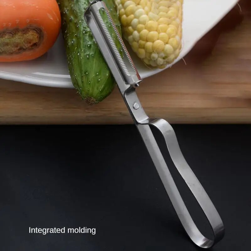 Gulilica za voće Lučni dizajn Kuhinjski dodaci od nehrđajućeg čelika, blanja za dinje, višenamjenski šiljasti rezač voća, gulilica