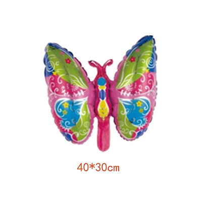 Nagy pillangós színes léggömbök Esküvői Babazuhany Rajzfilm dekorációk Esküvői Születésnapi parti Gyerekjátékok Állati Léggömbök