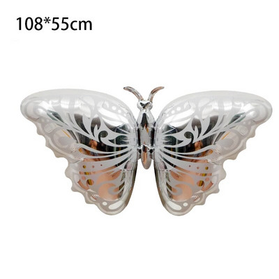 Nagy pillangós színes léggömbök Esküvői Babazuhany Rajzfilm dekorációk Esküvői Születésnapi parti Gyerekjátékok Állati Léggömbök