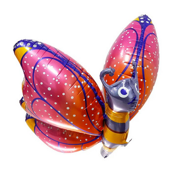3D пеперуда, водно конче, алуминиево фолио, балон, летящо насекомо, птица, детски подарък, парти за рожден ден на деца Консумативи за домашен декор