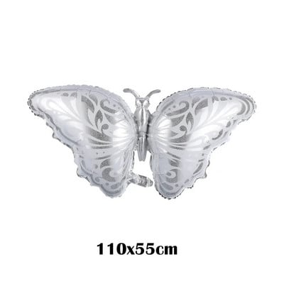 Μεγάλα μπαλόνια με φύλλο αλουμινίου πεταλούδα Πολύχρωμο μπαλόνι πεταλούδα Διακοσμήσεις γάμου γενεθλίων Baby Shower Globos Παιδικό παιχνίδι