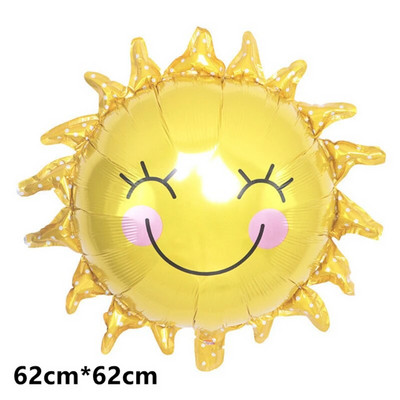 Baloane tematice floarea soarelui, frunze de flori galbene, balon din folie din latex, la mulți ani, petrecere de vară, decorațiuni pentru baby shower, jucărie pentru copii, globuri