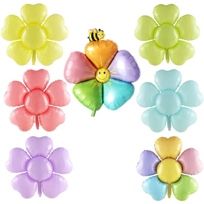 Crtani baloni sa životinjama, veliki šareni cvijet, pčela, mrav, bogomoljka, kukac, balon s helijem, dječji dekor za zabavu, darovi za djecu
