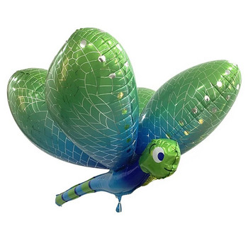 3D карикатура на насекоми Пеперуда Балон от алуминиево фолио Дейности на открито Детска играчка Фотореквизит Декорация за рожден ден Декорация за детски подарък