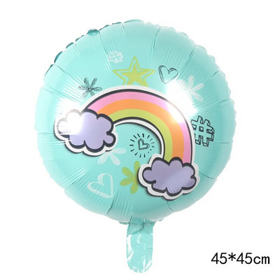 Χαριτωμένο μεγάλο σύννεφο Rainbow Sun Foil Balloon Ημέρα του Αγίου Βαλεντίνου Διακόσμηση Επετείου Γάμου Διακόσμηση πάρτι γενεθλίων Παιδικά παιχνίδια