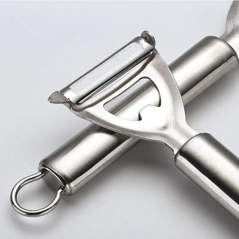 Gulilica za povrće od nehrđajućeg čelika Višenamjenski nož za guljenje krumpira, mrkve, voća, rezač, vadičep, kuhinjski alati, gadgeti