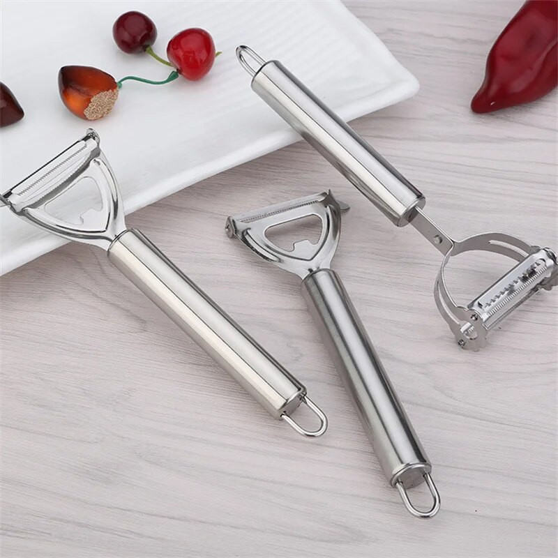 Gulilica za povrće od nehrđajućeg čelika Višenamjenski nož za guljenje krumpira, mrkve, voća, rezač, vadičep, kuhinjski alati, gadgeti