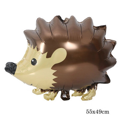 Džungļu safari Dzīvnieku folija Dzimšanas dienas baloni Trusis Lauva Zilonis Lapsa Savvaļas dabas tēma Balonu dekorācijas Hēlijs Globos Bērni