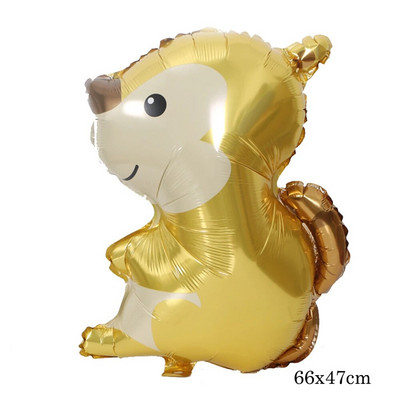 Džungļu safari Dzīvnieku folija Dzimšanas dienas baloni Trusis Lauva Zilonis Lapsa Savvaļas dabas tēma Balonu dekorācijas Hēlijs Globos Bērni