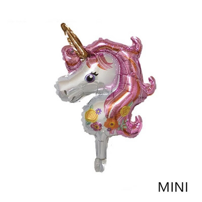 Καρτούν Πήγασος σε σχήμα μονόκερου Φουσκωτό αλουμινόχαρτο Μπαλόνι Διακόσμηση πάρτι γενεθλίων Δώρο για την ημέρα των παιδιών