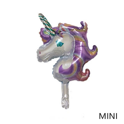 Καρτούν Πήγασος σε σχήμα μονόκερου Φουσκωτό αλουμινόχαρτο Μπαλόνι Διακόσμηση πάρτι γενεθλίων Δώρο για την ημέρα των παιδιών