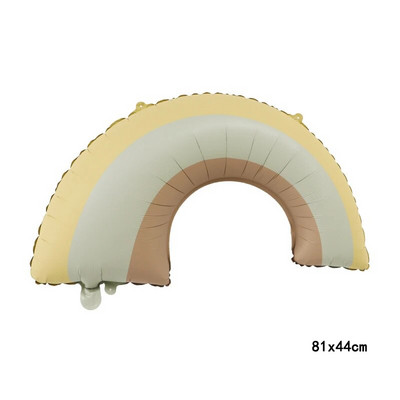 1 buc. Baloane din folie de urs pentru ziua de naștere, curcubeu mat, mașină, avion, desene animate, jucării cu baloane pentru baby shower, pentru decorațiuni pentru petreceri.