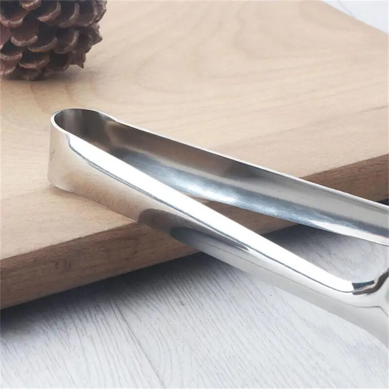 1vnt 22cm spagečių žnyplės nerūdijančio plieno makaronų spaustukai salotų žnyplės švediško stalo žnyplės Maisto gnybtai Virtuvės priedai BBQ žnyplių rinkinys