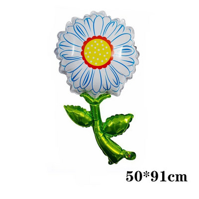 Floarea-soarelui Trandafir Gardenia Baloane din folie Ziua Mamei Baby Shower Nunta Ziua Zilei Festivitate Decoratiuni Balon