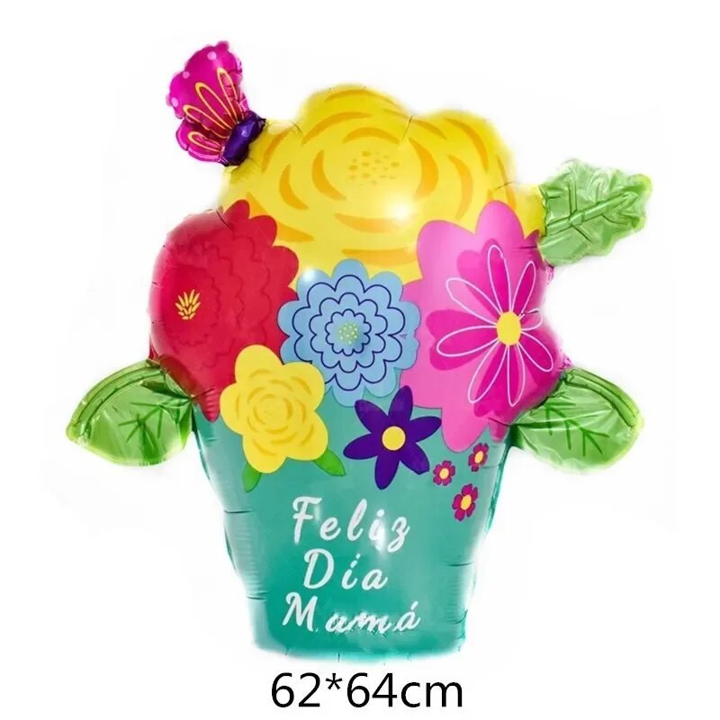 Floarea-soarelui Trandafir Gardenia Baloane din folie Ziua Mamei Baby Shower Nunta Ziua Zilei Festivitate Decoratiuni Balon