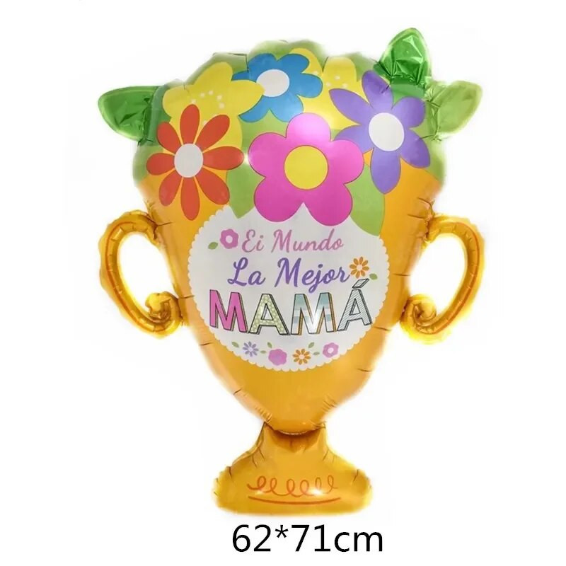 Floarea-soarelui Trandafir Gardenia Baloane din folie Ziua Mamei Baby Shower Nunta Ziua Zilei Festivitate Decoratiuni Balon